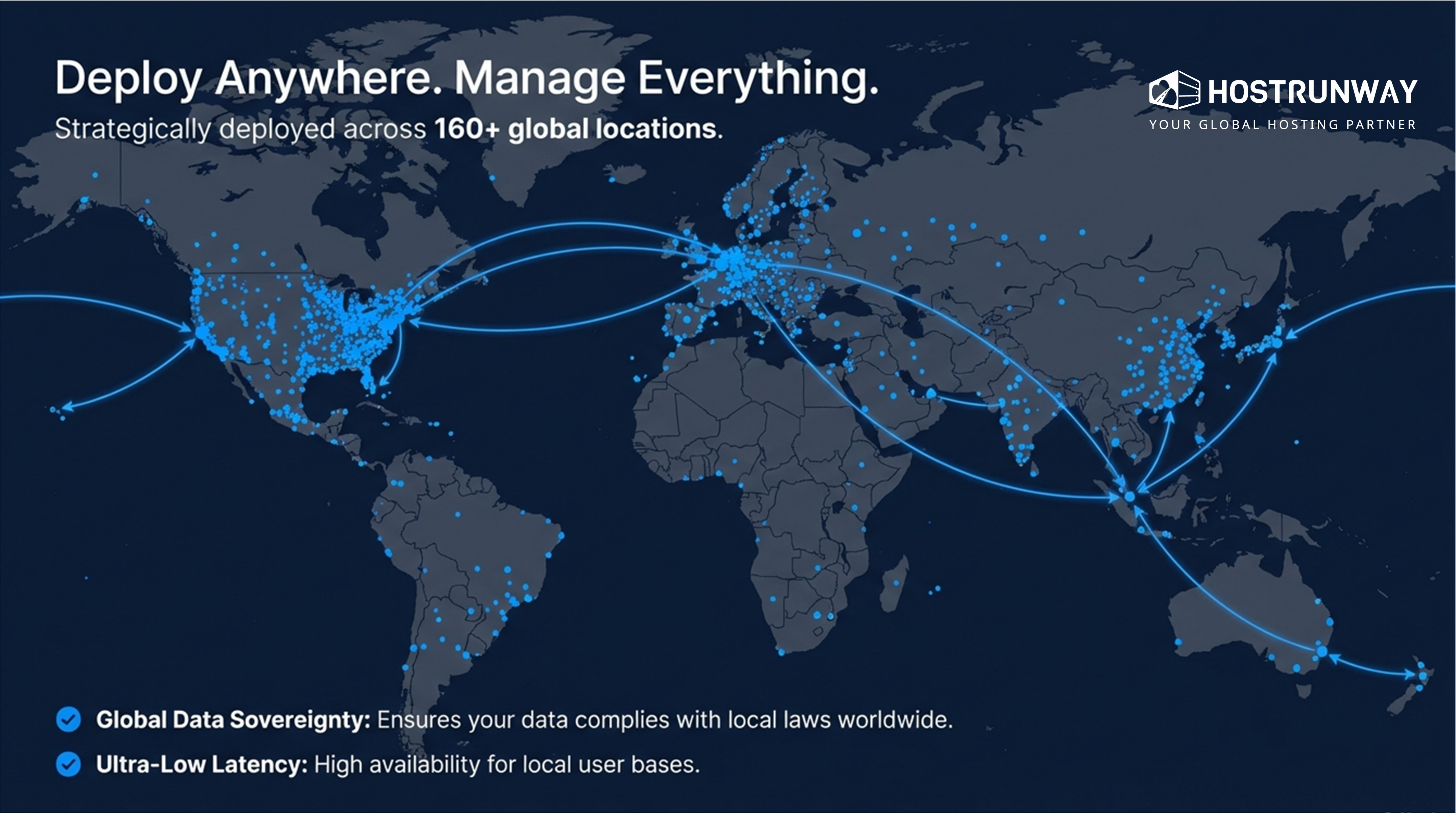 Global Data Center Locations - Secure Hosting Worldwide | Hostrunway