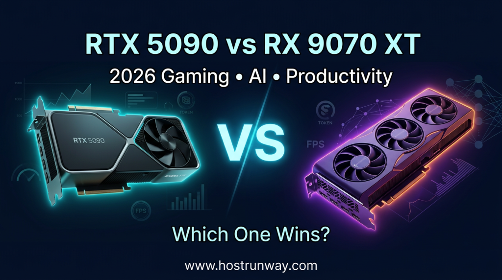 RTX 5090 vs RX 9070 XT 2026: Which GPU Wins for AI, Gaming & Productivity?