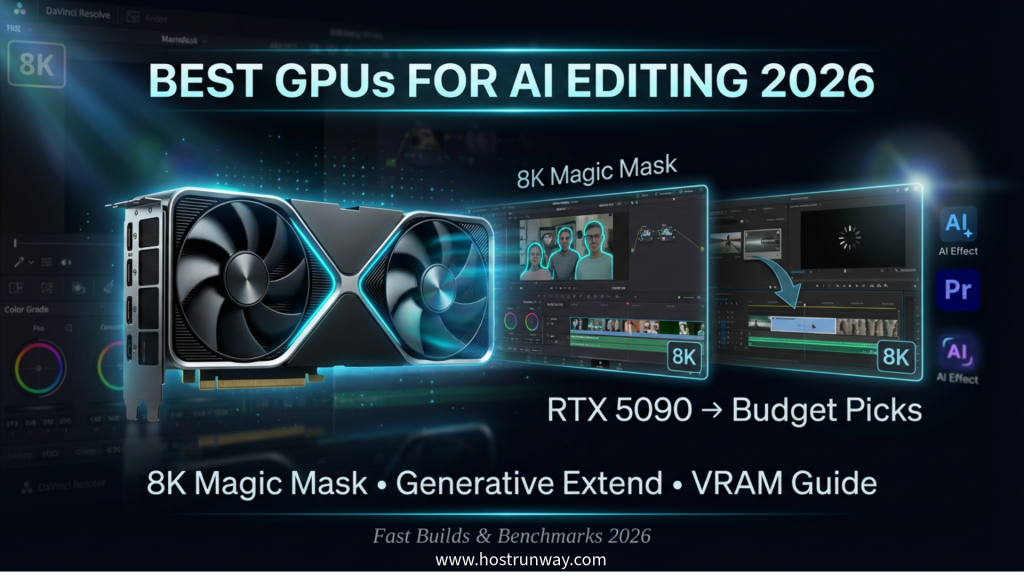Best GPUs for DaVinci Resolve and Premiere Pro AI Features in 2026