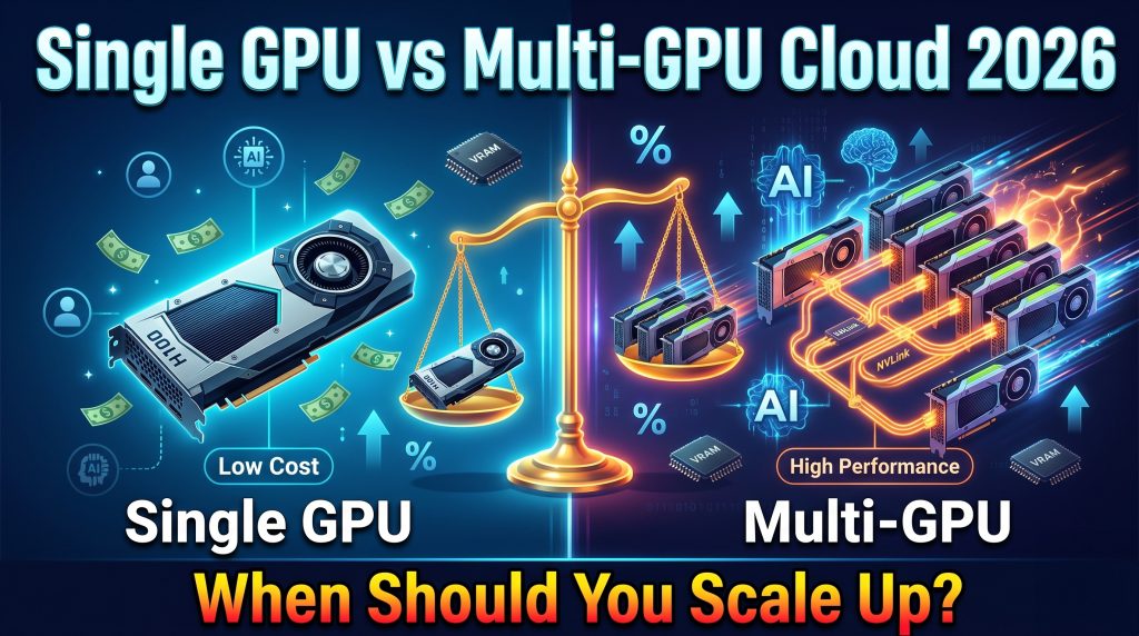 Single GPU or Multi-GPU Cloud: How to Know When It’s Time to Scale in 2026