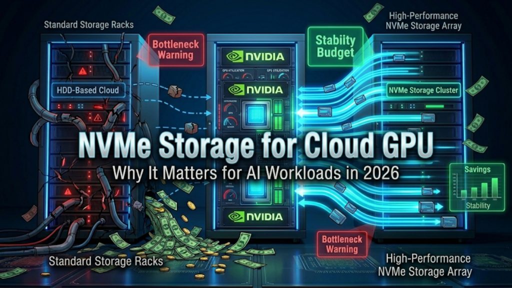 NVMe Storage for Cloud GPU: Why It Matters for AI Workloads in 2026