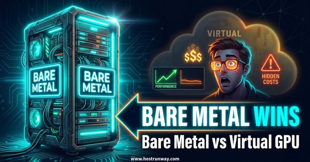 Bare Metal vs Virtual Cloud GPU in 2026: Which One Gives Better Performance and Lower Real Cost for AI?