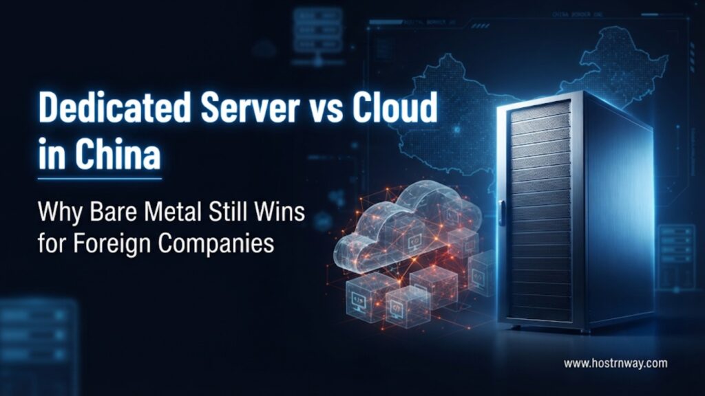 Dedicated Server vs Cloud in China: Why Bare Metal Still Wins for Foreign Companies